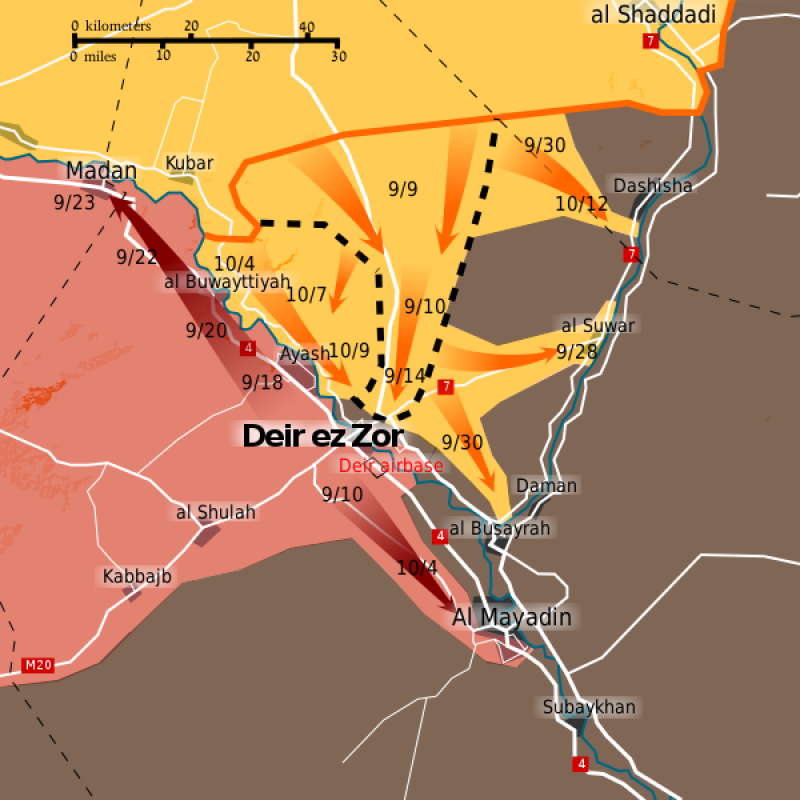 Deir Ez-Zour Offensive Diagram of Deir Ez-Zour Offensive