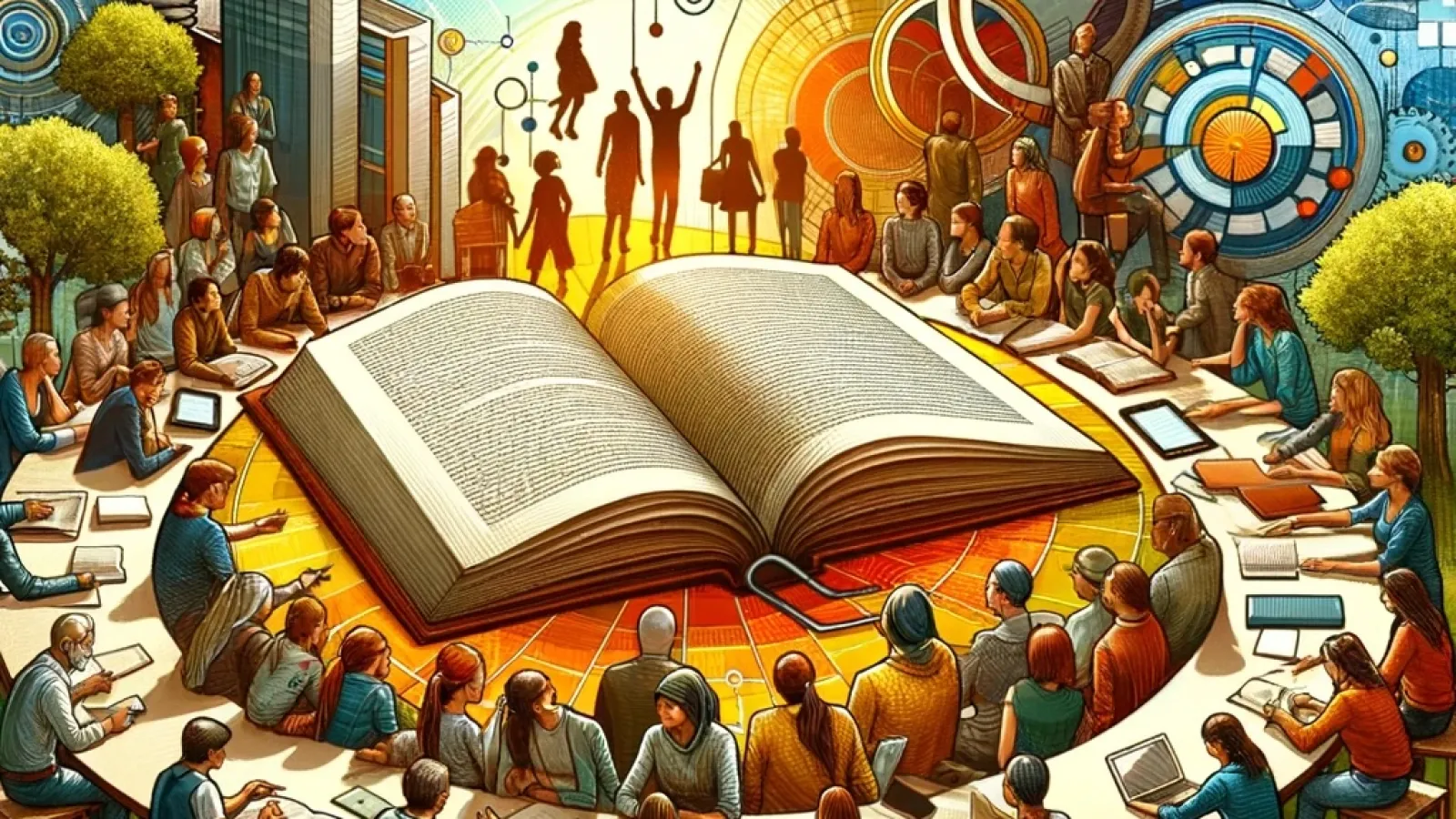 AI generated book and students