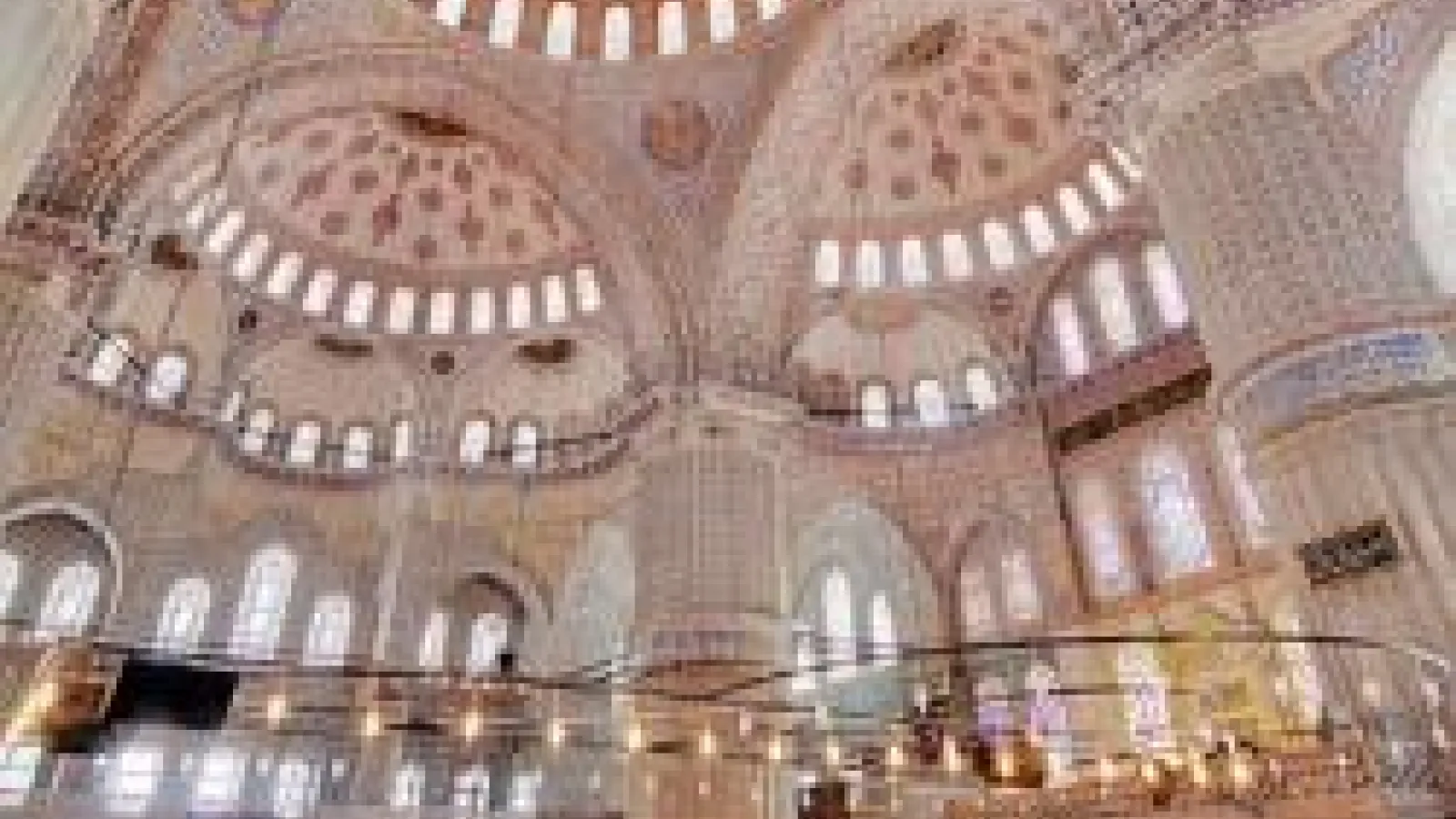 Interior of the blue mosque