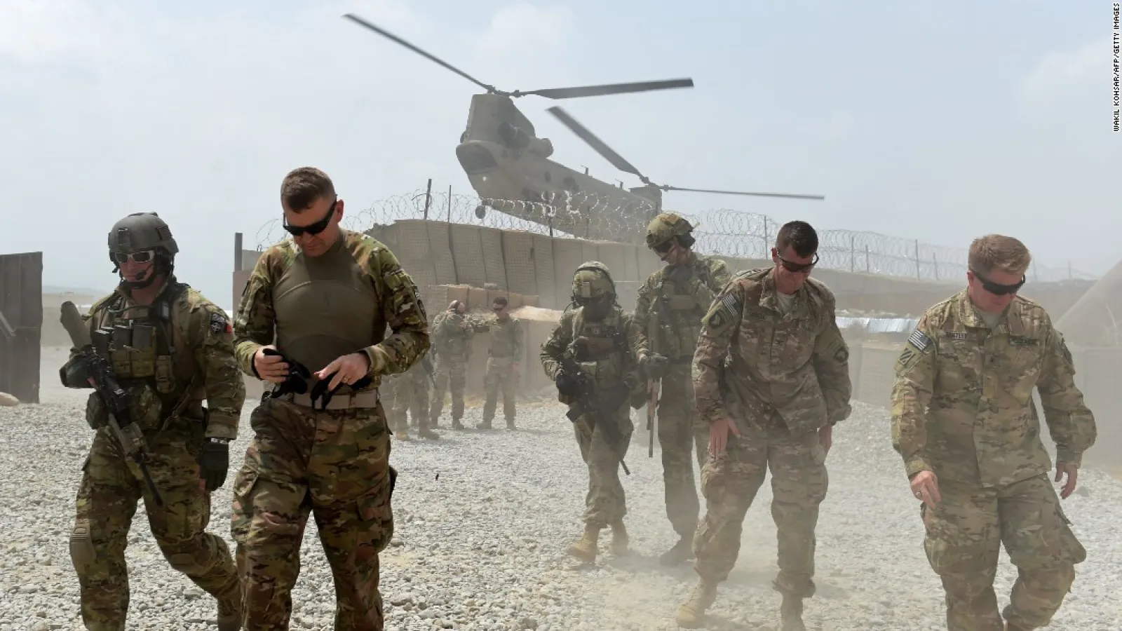 American troops in Afghanistan