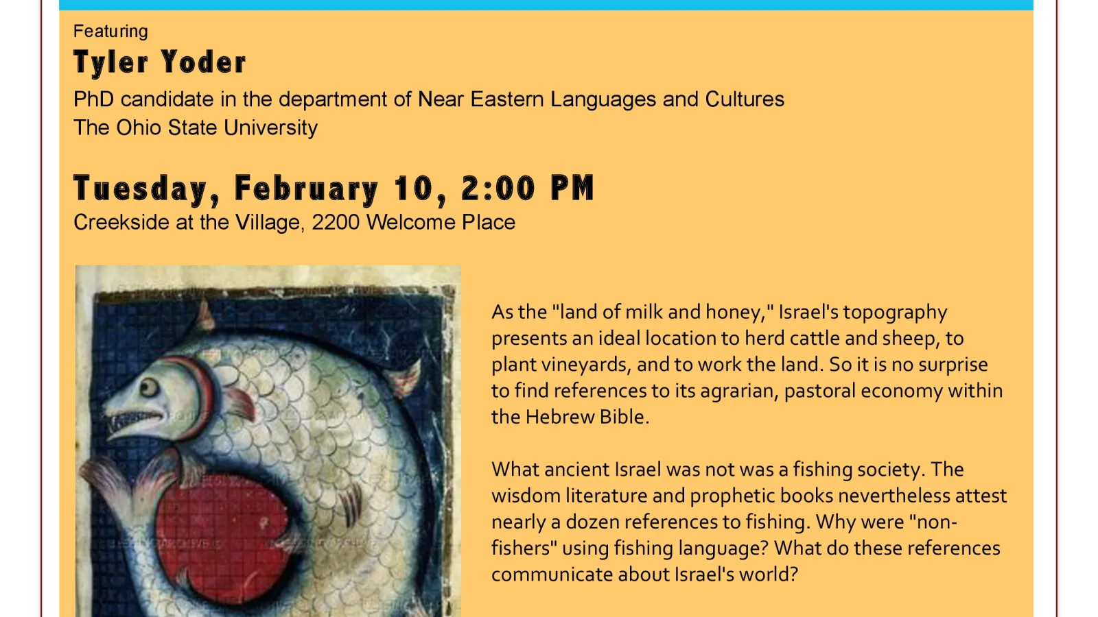 Image for talk on fishing in the Ancient World