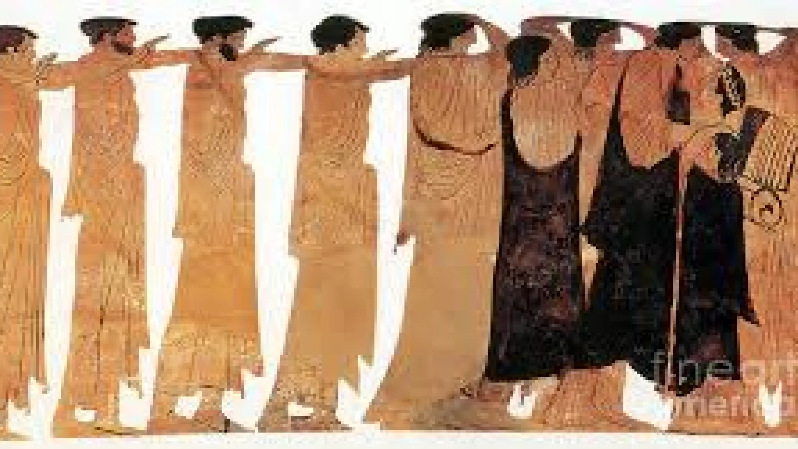 Image of Ancient Greek Funeral Procession