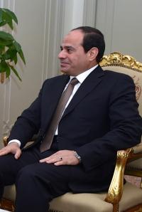 This is a picture of Egyptian President Abdel Fattah el-Sisi taken by the United States Government.