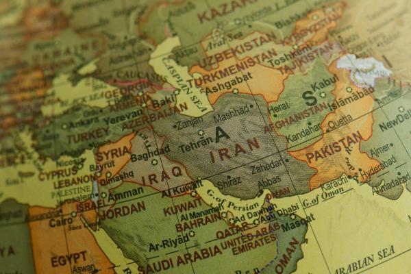 a map of the Middle East