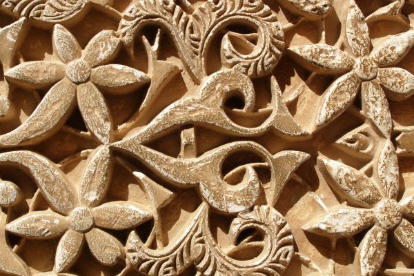 Islamic Art, Vegetal pattern, architecture close-up, Thinkstock standard license: http://www.thinkstockphotos.com/legal/license-information