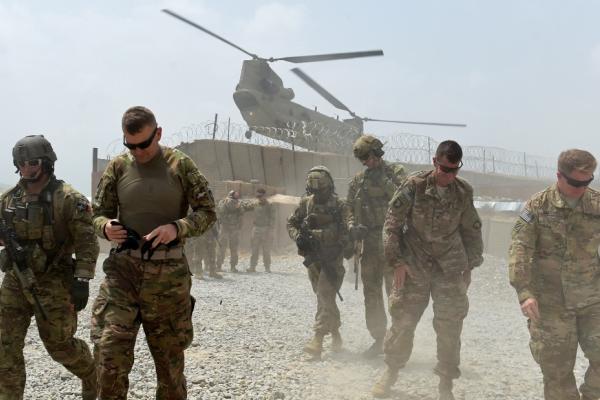 American troops in Afghanistan