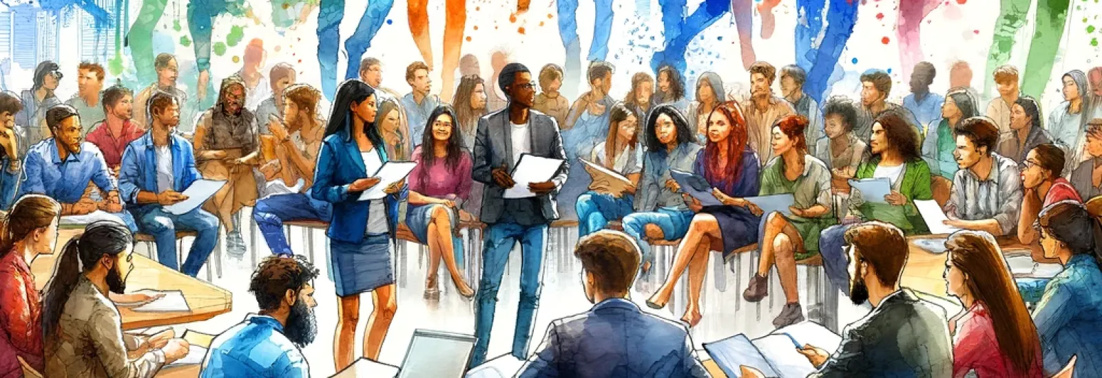 AI Generated Students in class